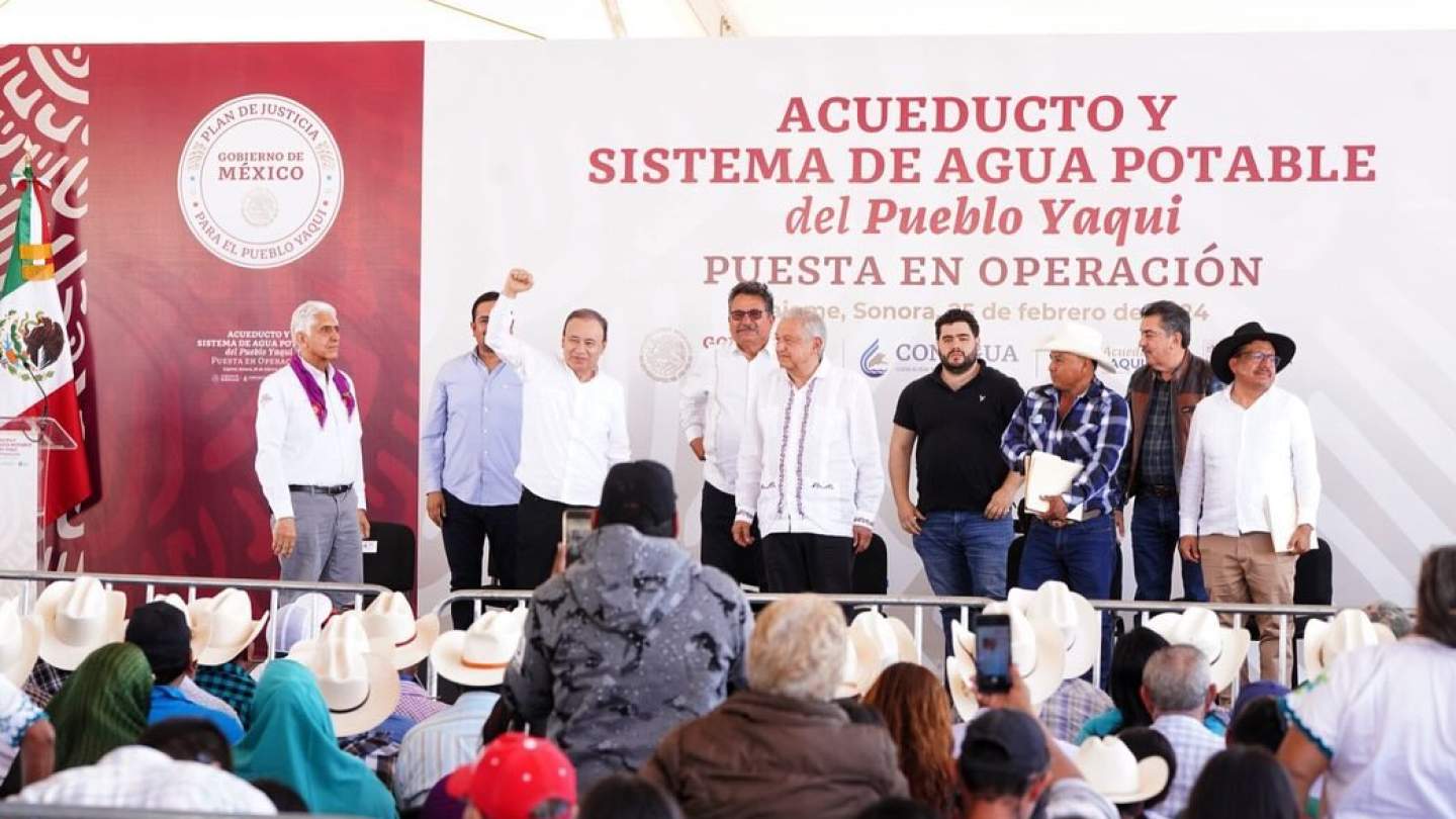 Operación del Acueducto Yaqui